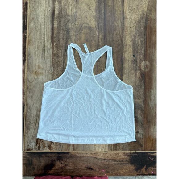 Athleta Women's White Sleeveless Racerback Tank Top Size Small - Picture 3 of 4